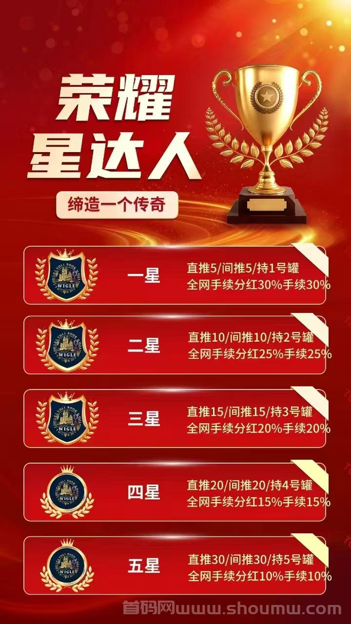首码酒堡世界，0撸返佣，扶持团队